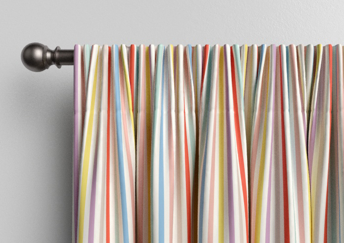 The British Stripe Co. Catherine, Brighton No.1 - Made to Measure Curtains - Image 9
